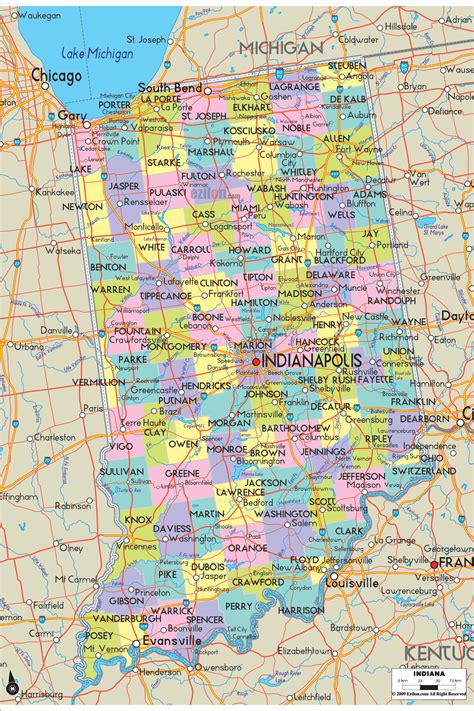 cities in indiana|indiana map with cities.